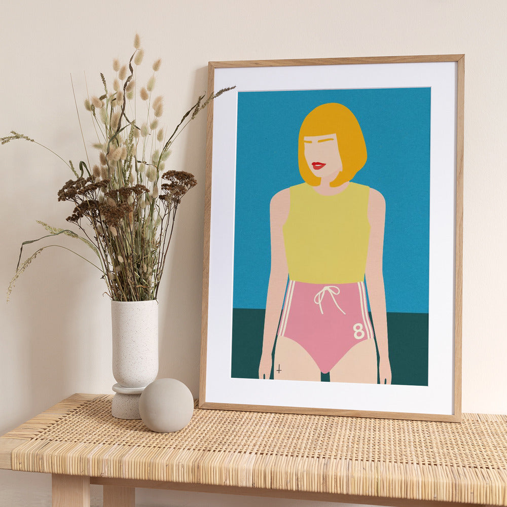 Runner Girl - Art Print by Rosi Feist