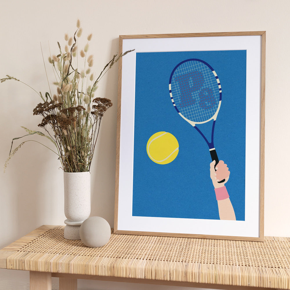 Perfect Serve - Art Print by Rosi Feist