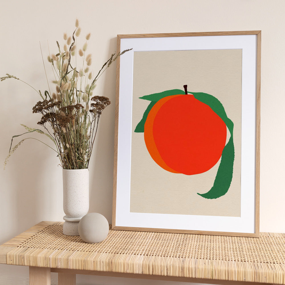 Peach - Art Print by Rosi Feist