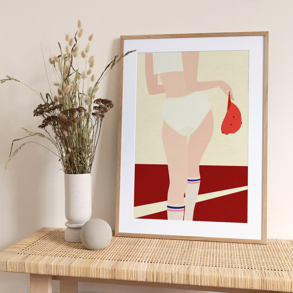 Panties Socks Cap - Art Print by Rosi Feist