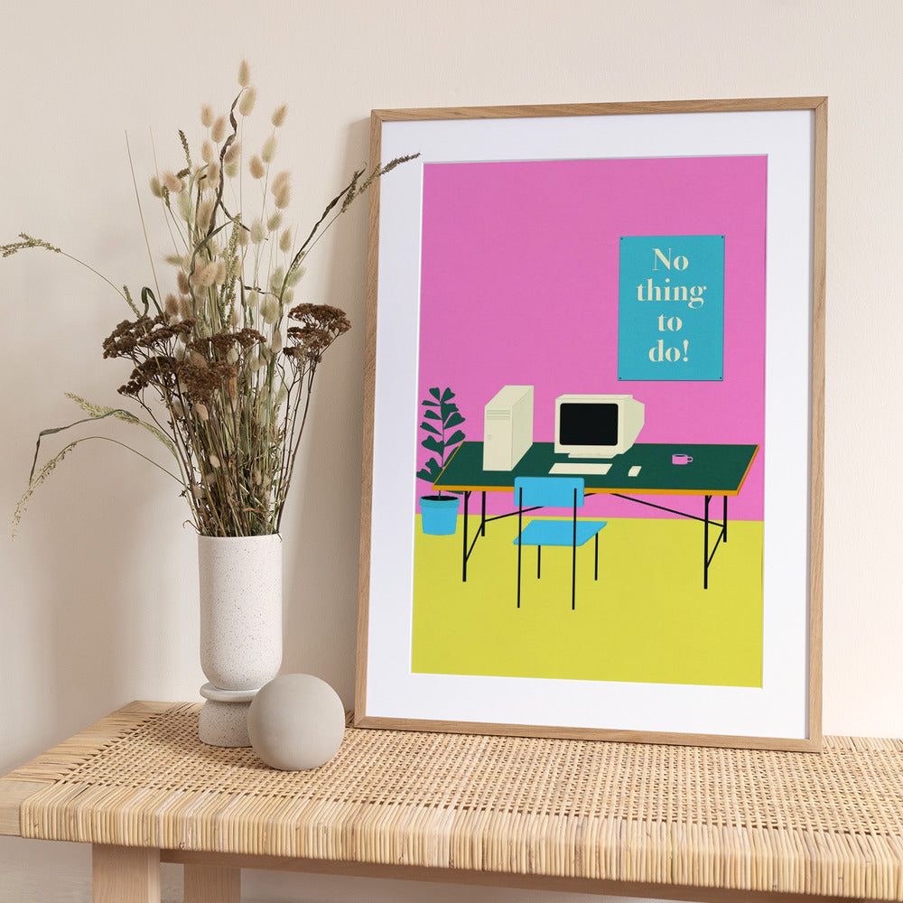 Nothing To Do - Art Print by Rosi Feist