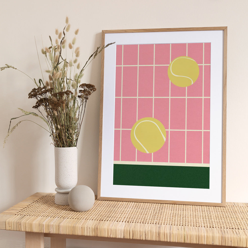 Tennis Kitchen - Art Print by Rosi Feist