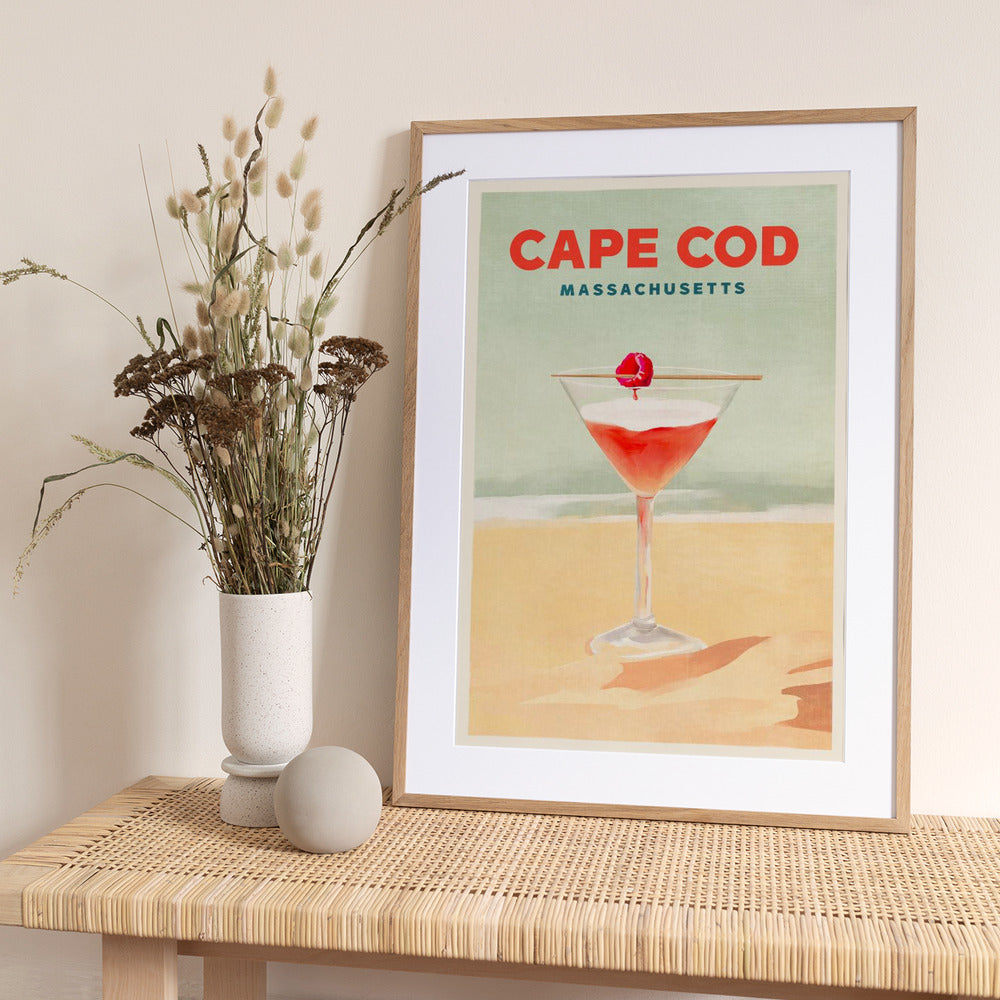 Cape Cod Cocktail Tall Poster - Art Print by The Whiskey Ginger