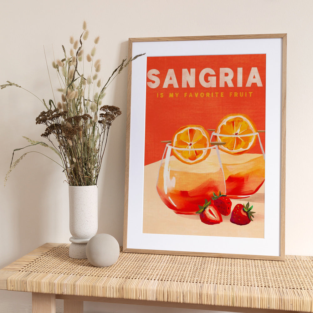 Sangria - Art Print by The Whiskey Ginger