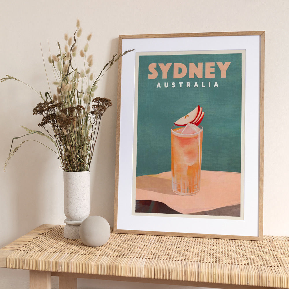 Sydney Australia Cocktail Bar Decor - Art Print by The Whiskey Ginger