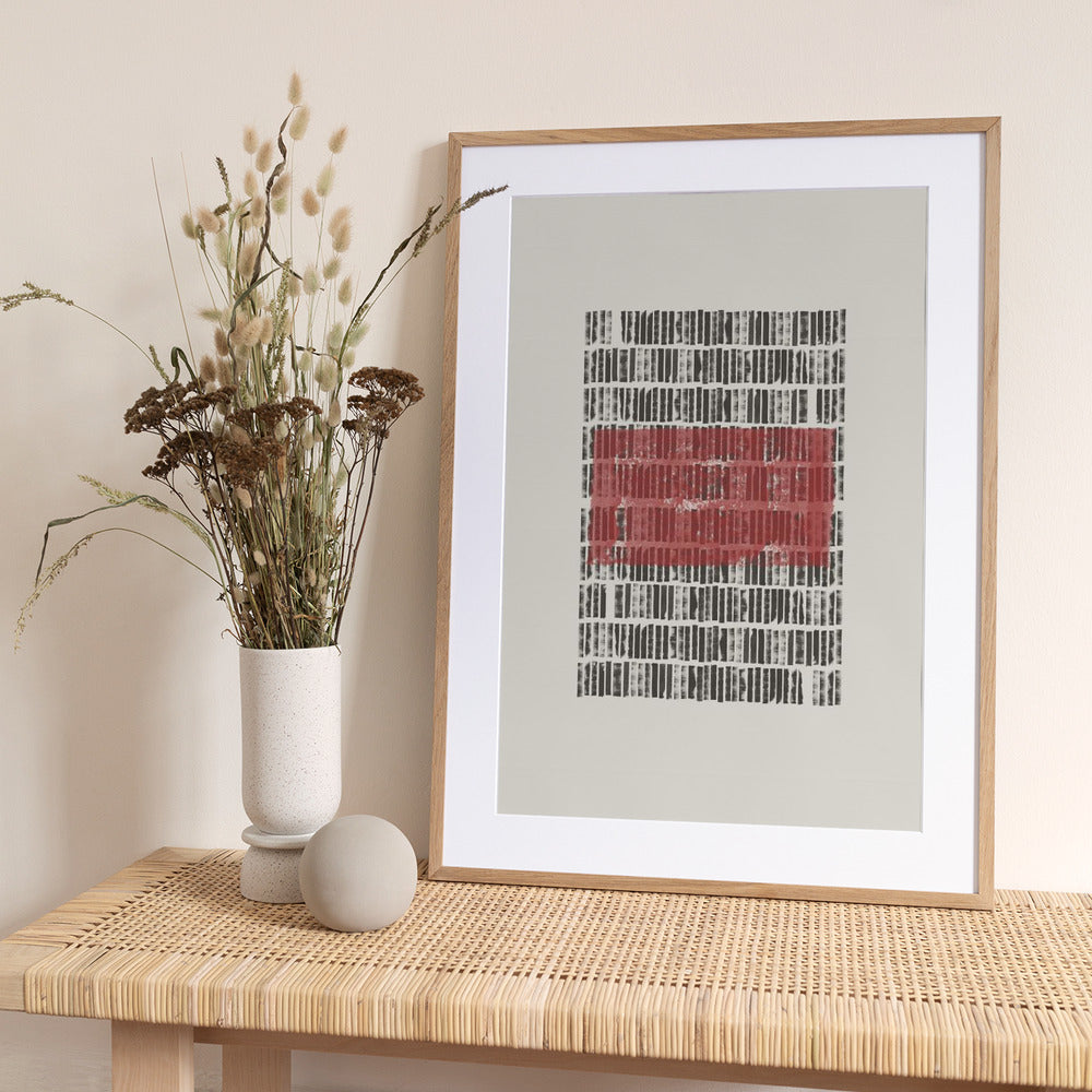 Crimson Code - Art Print by THE MIUUS STUDIO