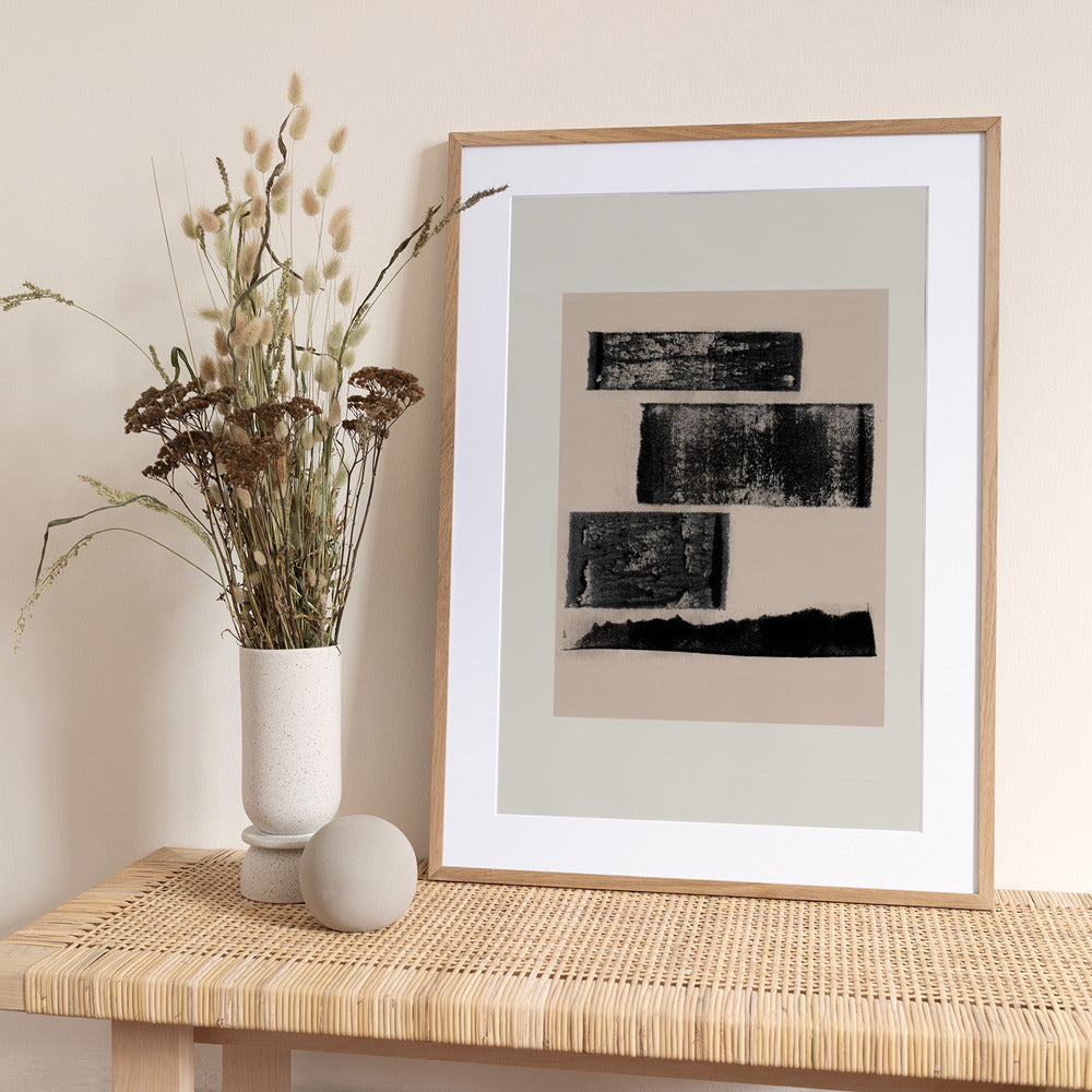 Textured Layers - Art Print by THE MIUUS STUDIO
