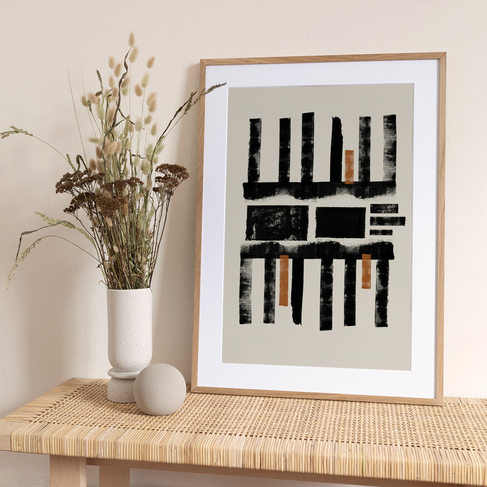 Geometric Rhythm - Art Print by THE MIUUS STUDIO