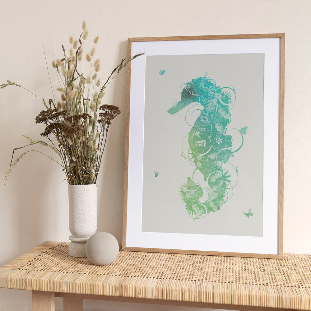 Seahorse - Art Print by Jaco Putker