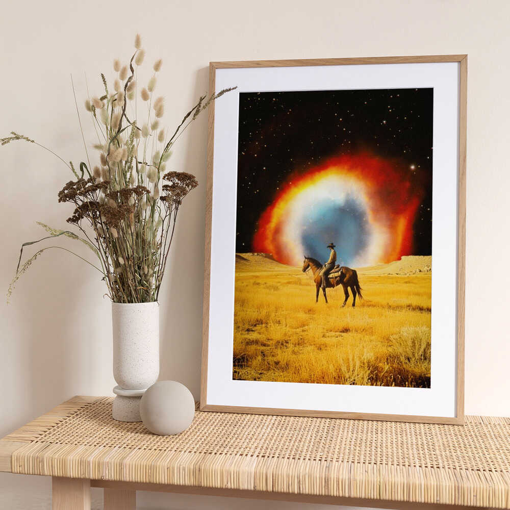 Nebula Cowboy - Art Print by Taudalpoi