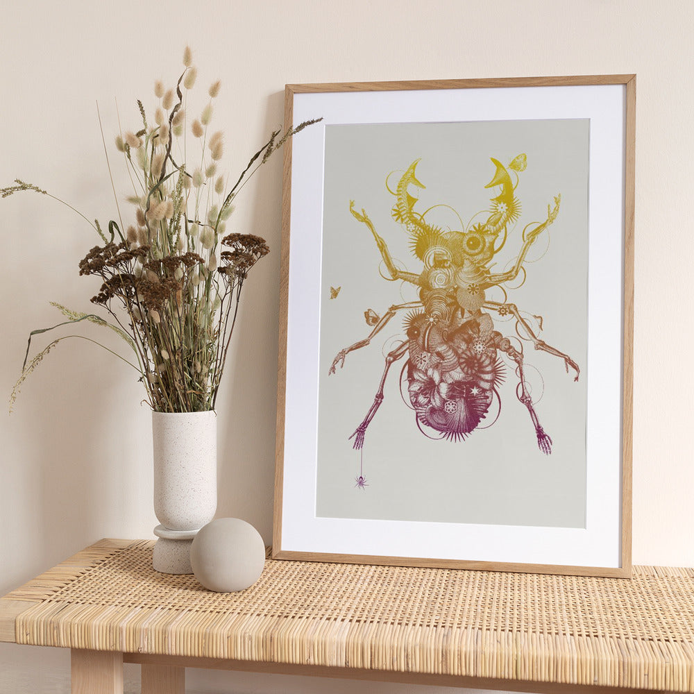 Stagbeetle - Art Print by Jaco Putker