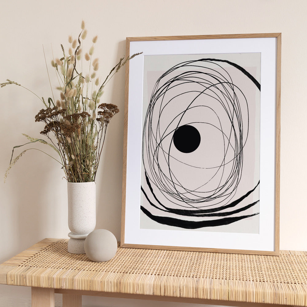 Chaotic Orbit - Art Print by Little Dean