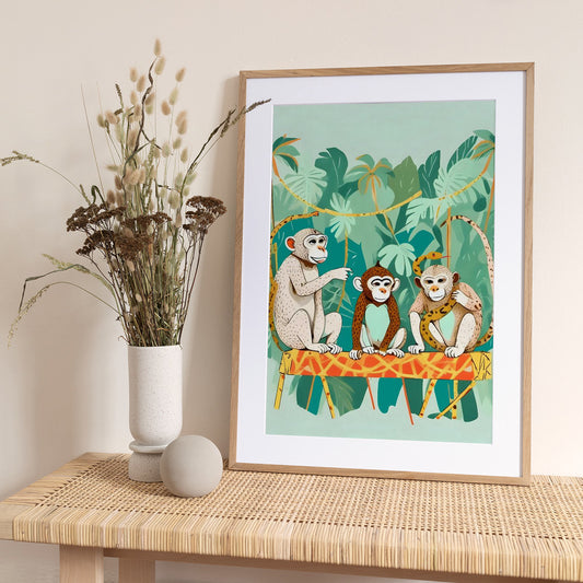 Play Date - Art Print by Uma Gokhale