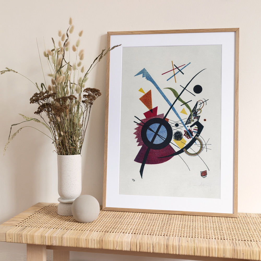 Violet(1923) From original Litograph - Art Print by Wassily Kandinsky