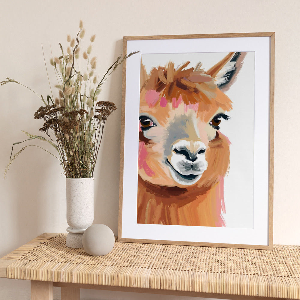 Alpaka - Art Print by Ohkimiko