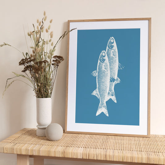 Pescados - Art Print by Elizabeth C