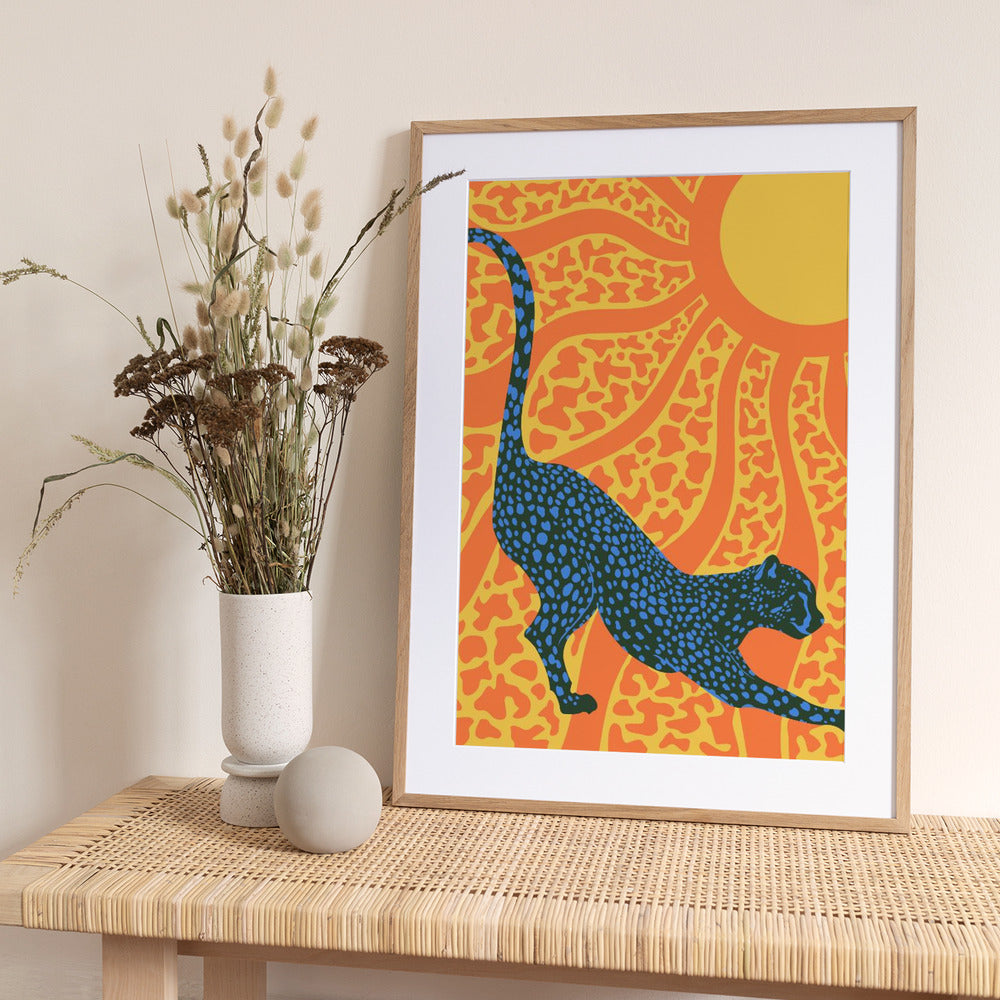 Sunny Stripes - Art Print by Kintsugi99