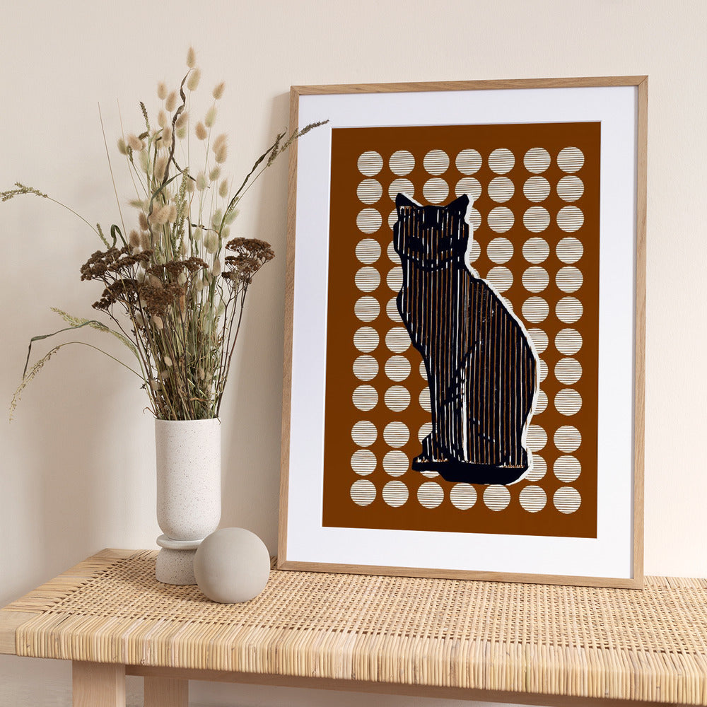 Afterlife Cat 3 - Art Print by casa cartissi