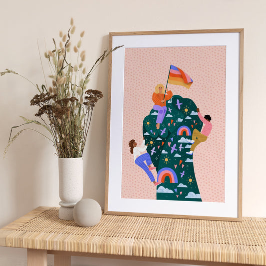 Celebrating Pride - Art Print by Bea Müller