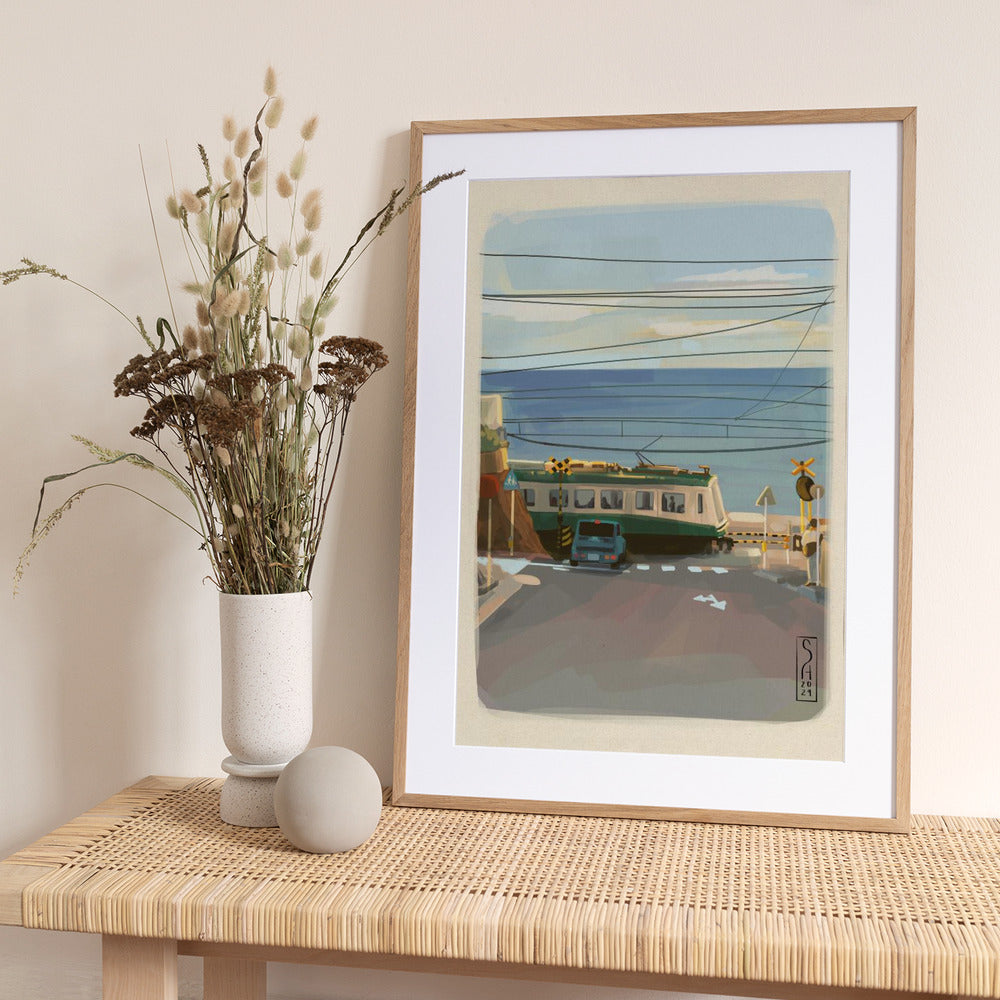 Enoshima - Art Print by Sarah Oliveira