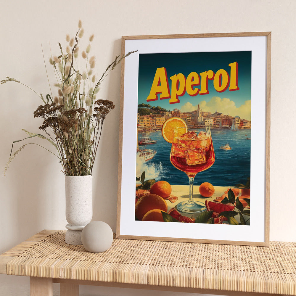Aperol Vintage Commercial - Art Print by Andreas Magnusson