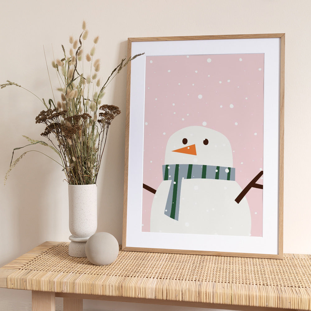 Schneemann - Art Print by Ohkimiko