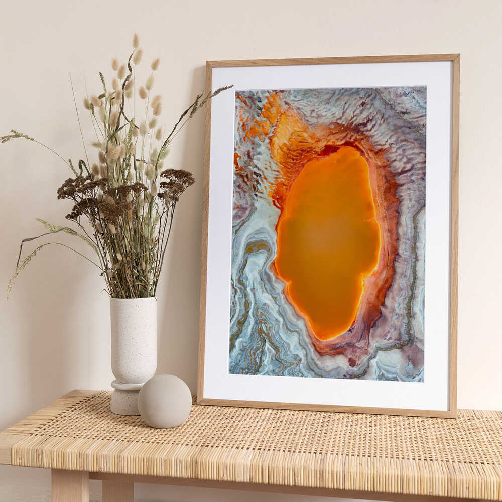 The golden lake - Art Print by Gilad Topaz