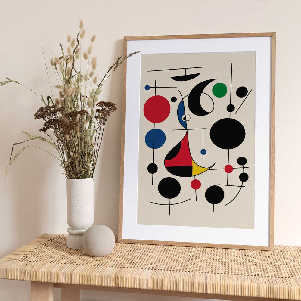 The Harmony of Shapes and Colors - Art Print by Little Dean