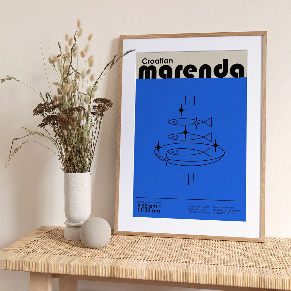 Croatian Marenda - Art Print by Paulina Budka