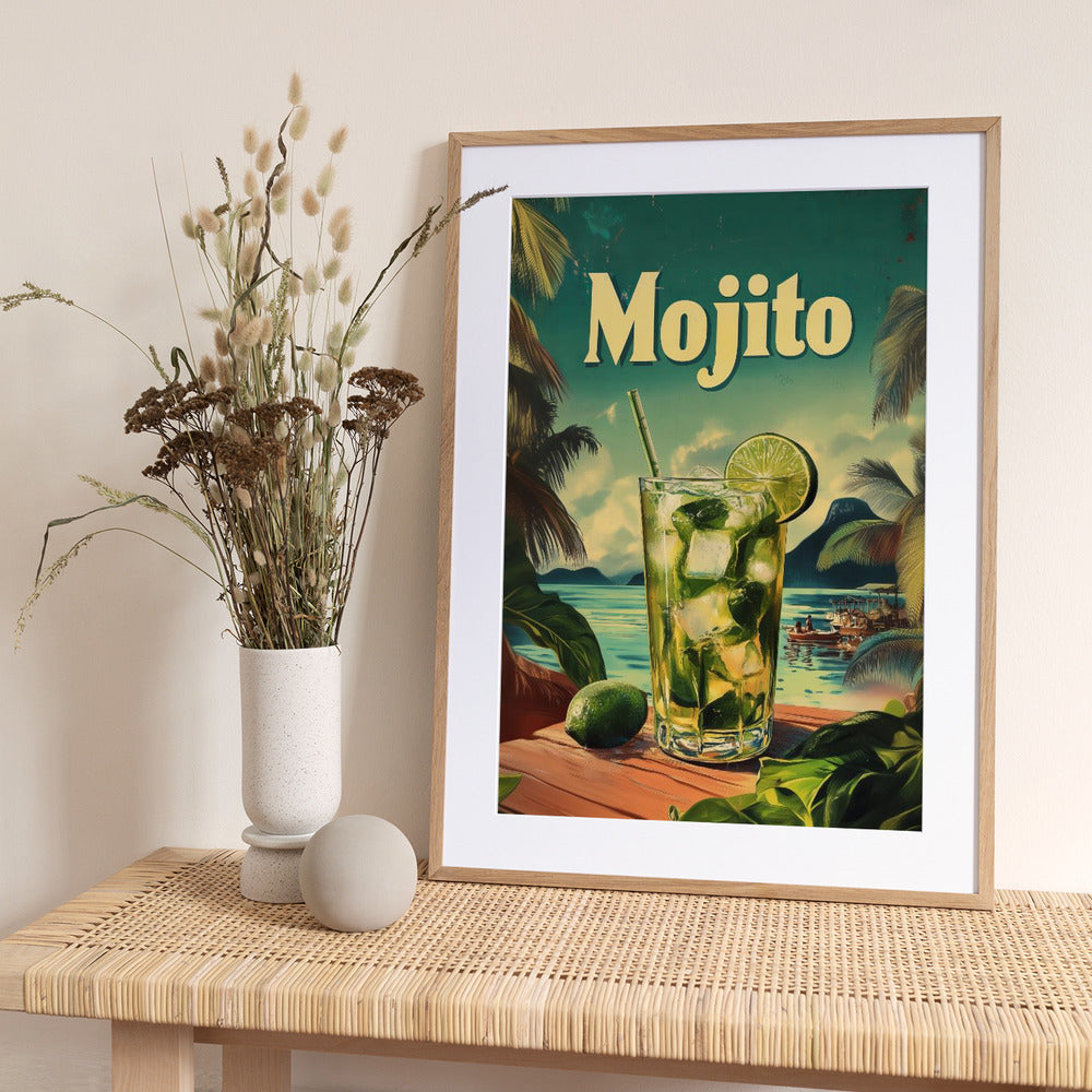 Mojito Vintage - Art Print by Andreas Magnusson