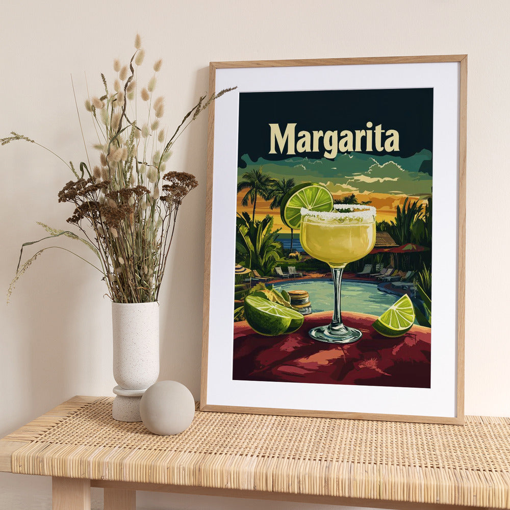Margarita Vintage - Art Print by Andreas Magnusson