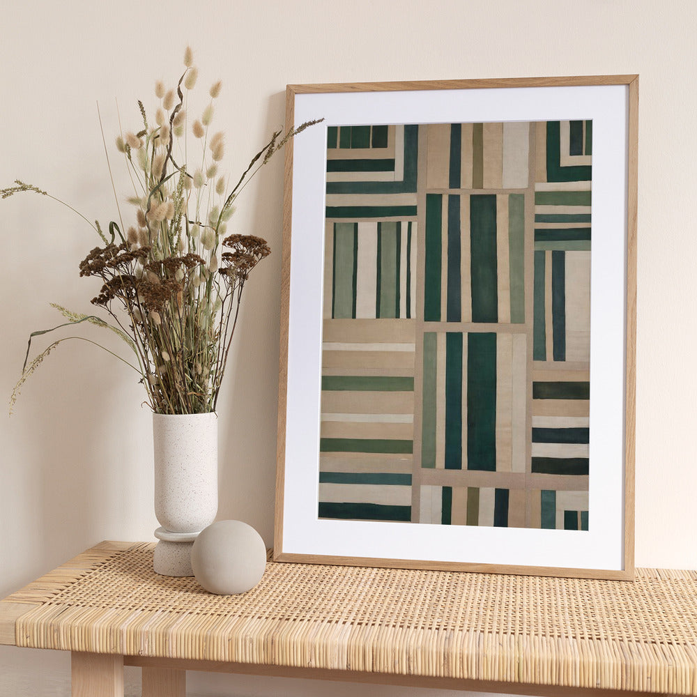 Geometric Tapestry - Art Print by THE MIUUS STUDIO