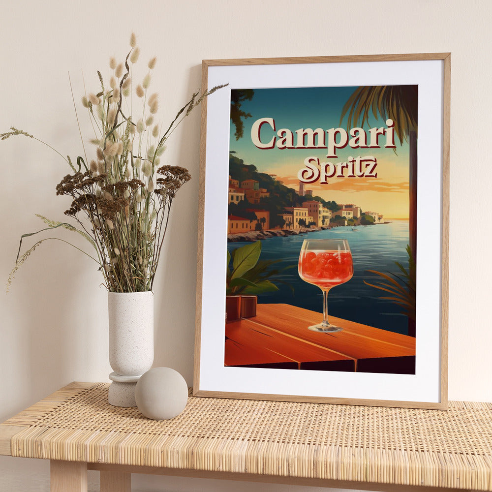 Campari Spritz - Art Print by Andreas Magnusson