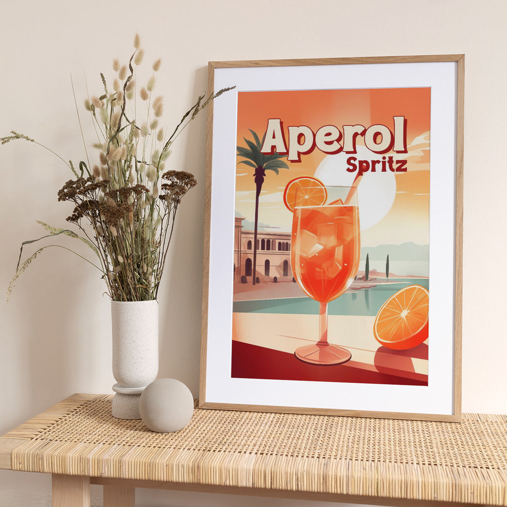 Aperol Spritz Tropical - Art Print by Andreas Magnusson