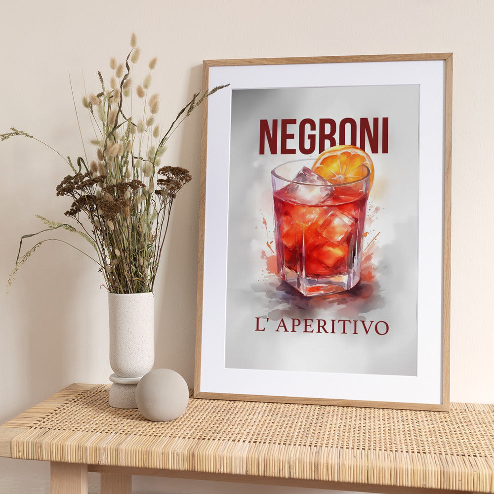 Negroni - Art Print by Andreas Magnusson
