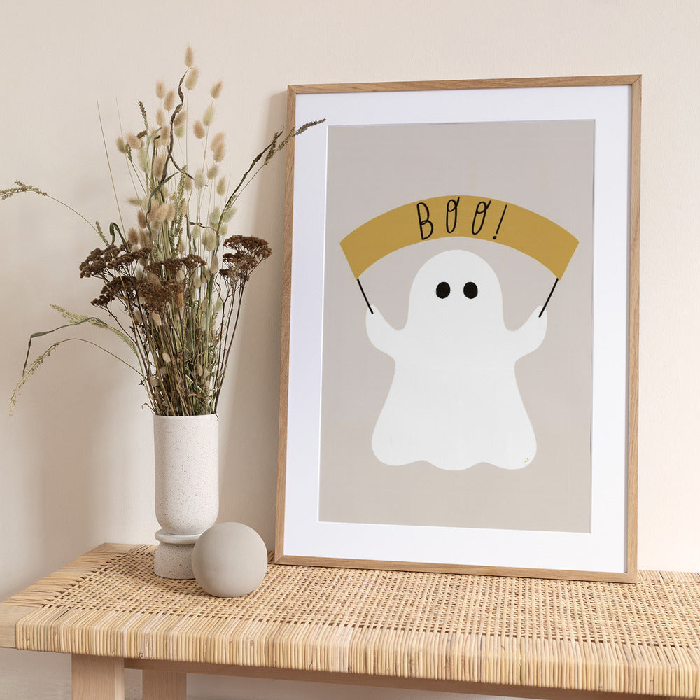 Ghost Boo - Art Print by Menina Lisboa