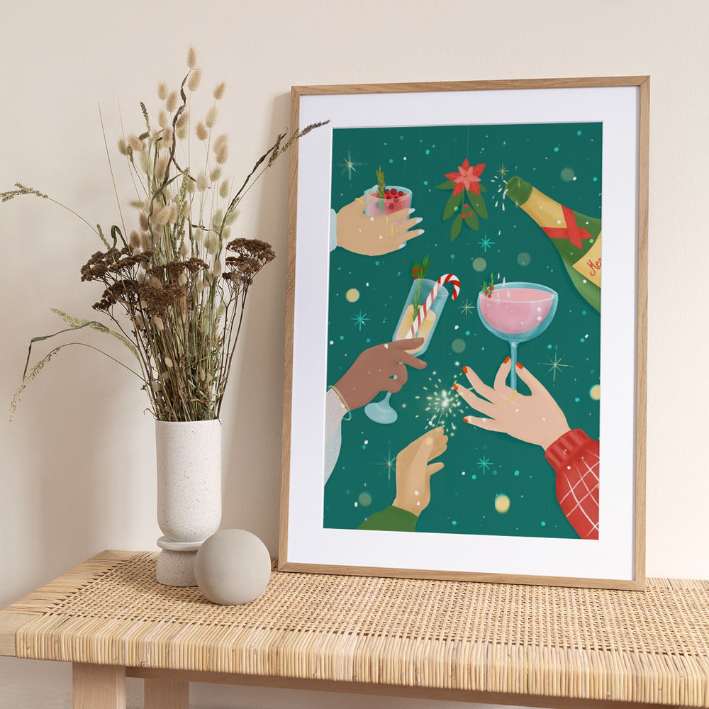 Cheers - Art Print by Petra Lizde