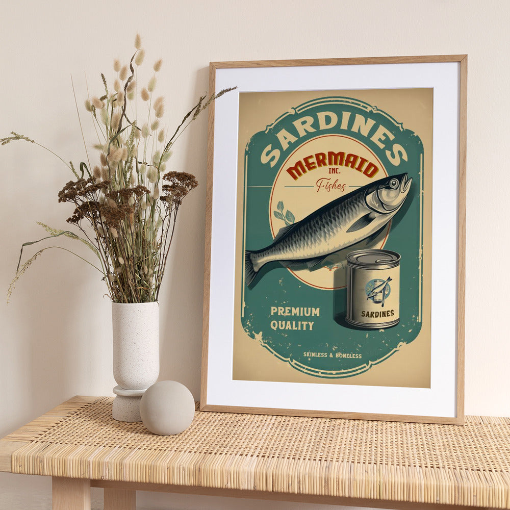 Sardines - Art Print by Andreas Magnusson