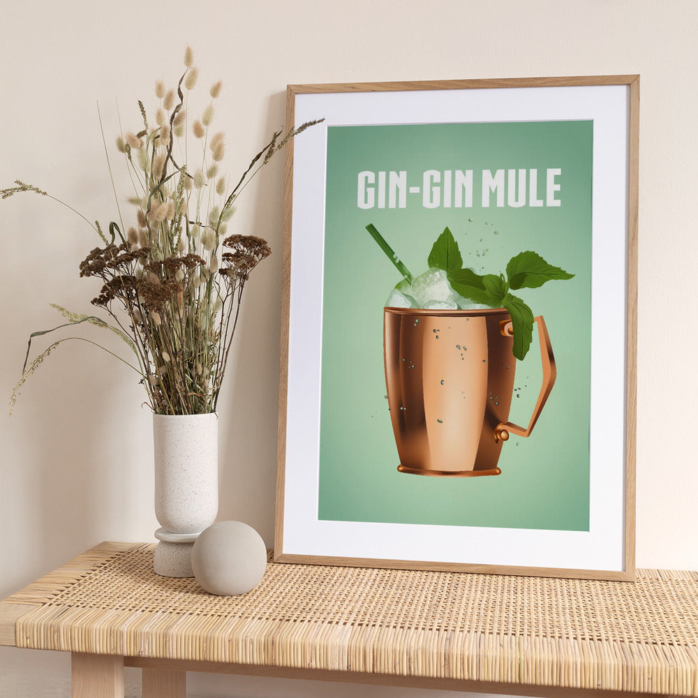 Gin Gin Mule Copper - Art Print by Andreas Magnusson