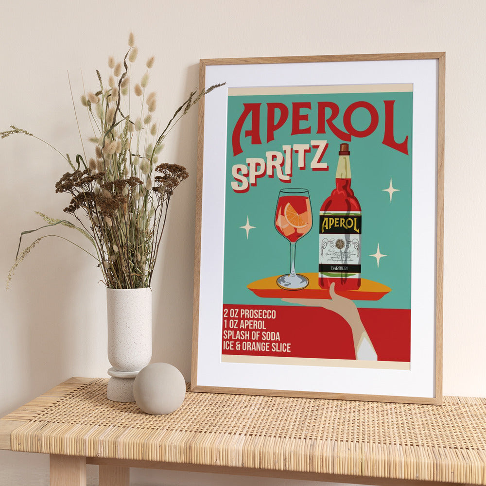 Aperol Spritz - Art Print by WallChart Art Studio