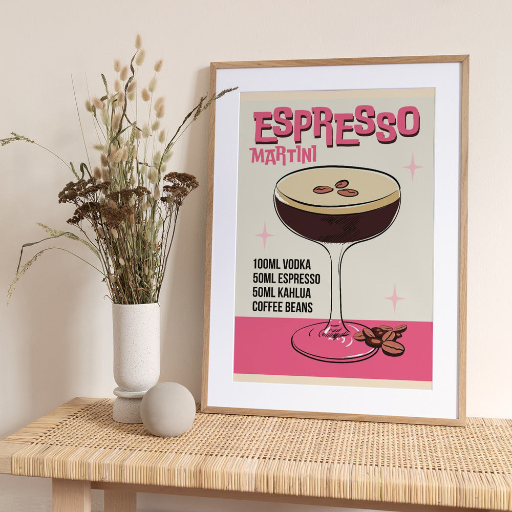 Espresso Martini - Art Print by WallChart Art Studio