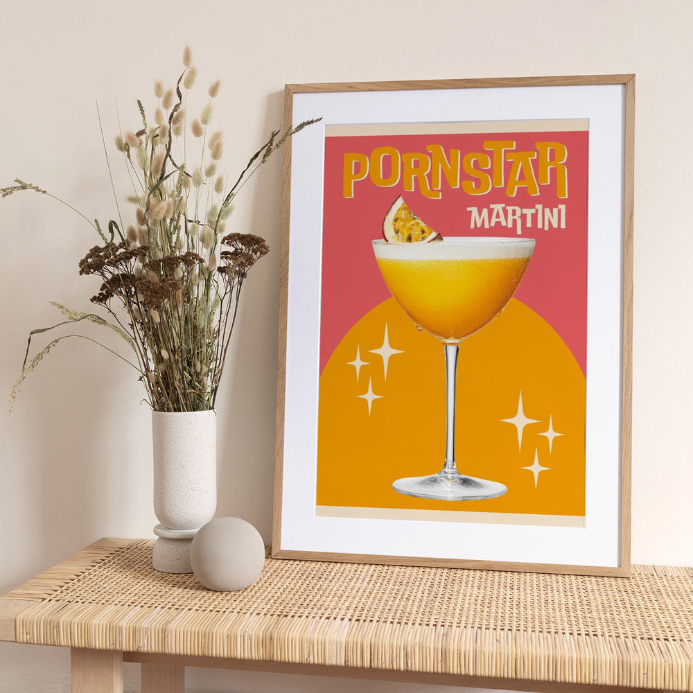 Pornstar Martini - Art Print by WallChart Art Studio