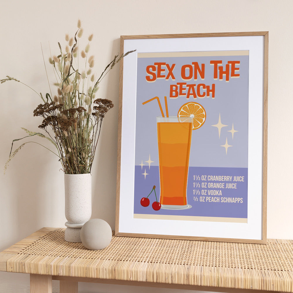 Sex on the Beach - Art Print by WallChart Art Studio