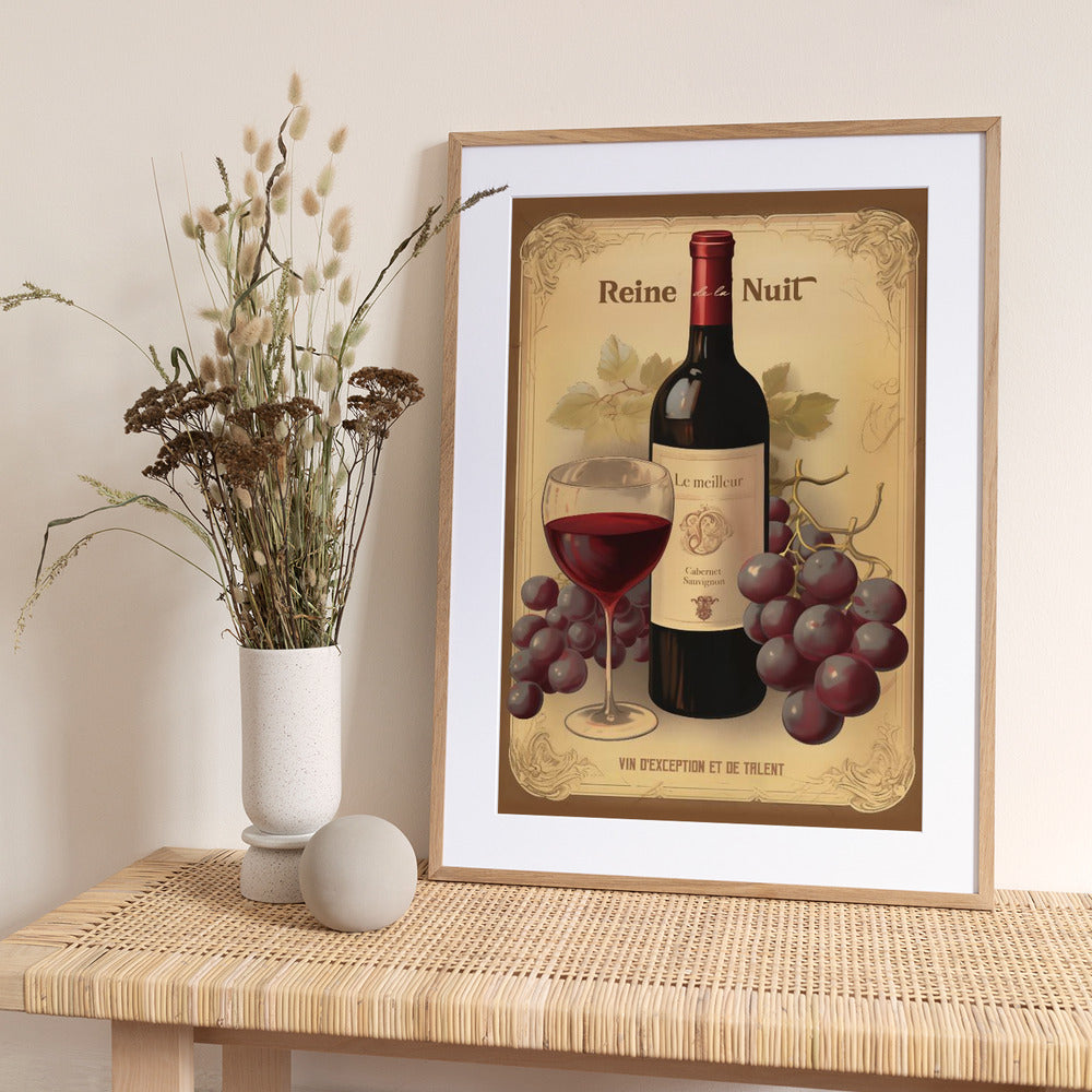 Reine De La Nuit - Art Print by Andreas Magnusson