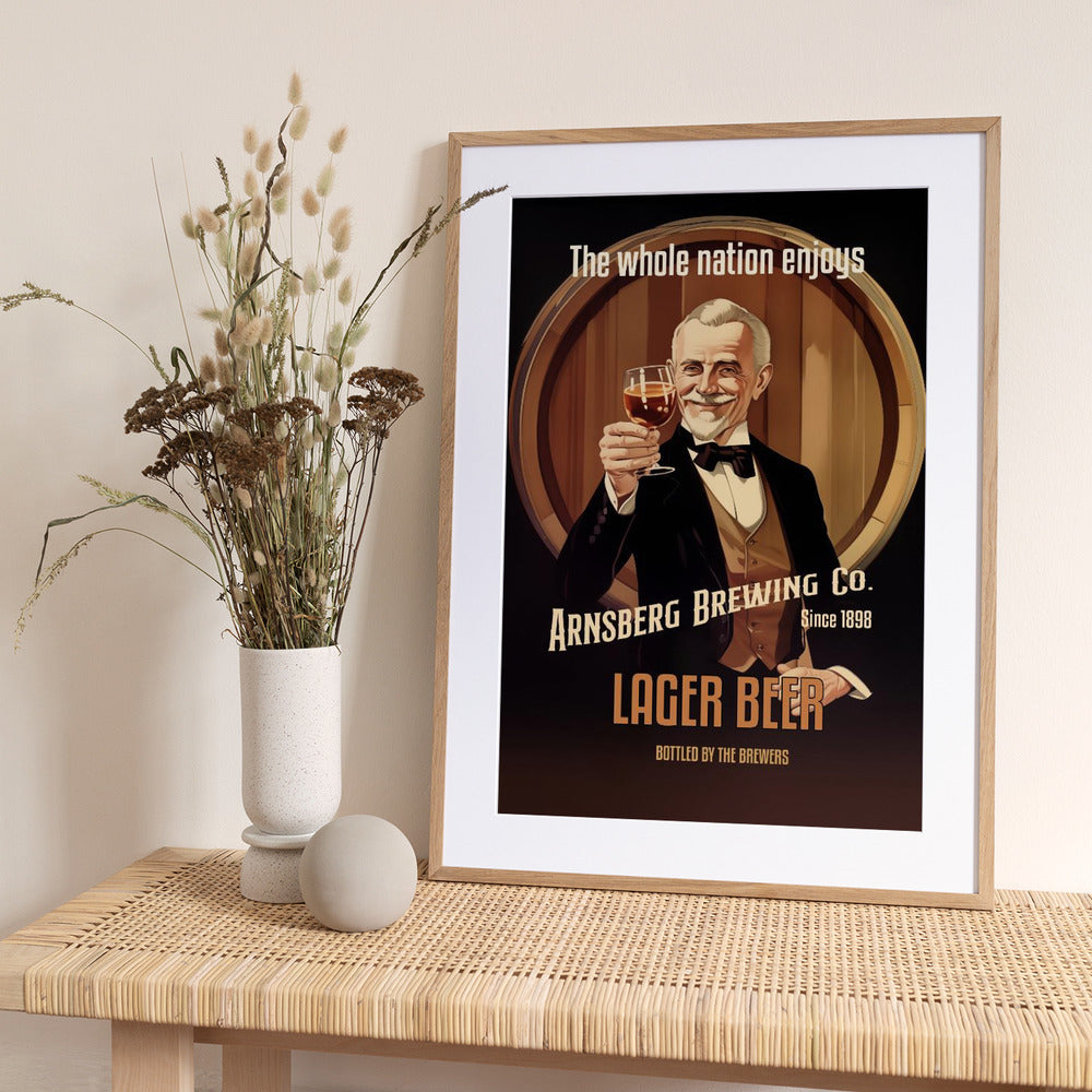 Lager Beer - Art Print by Andreas Magnusson