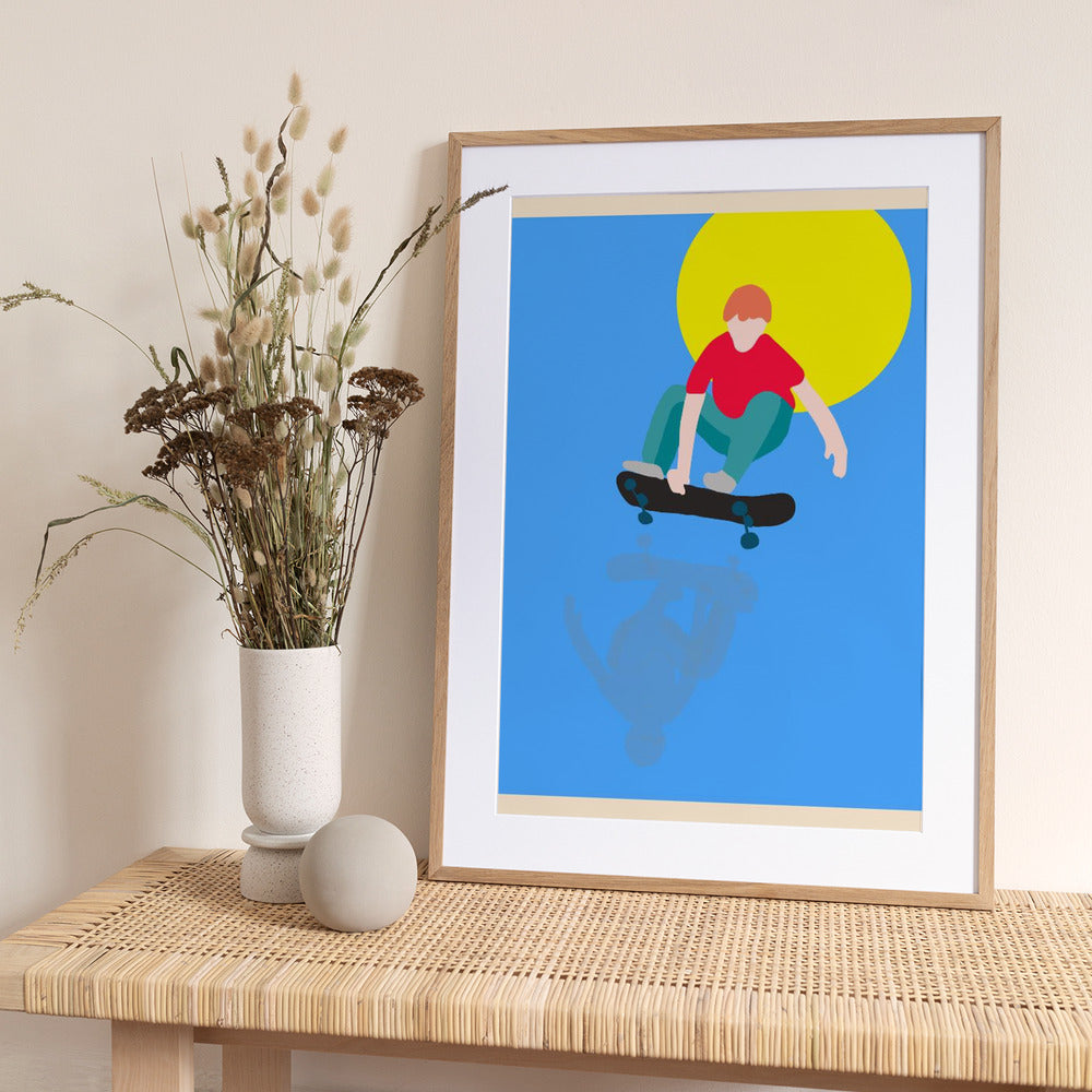 Skater Boy - Art Print by WallChart Art Studio
