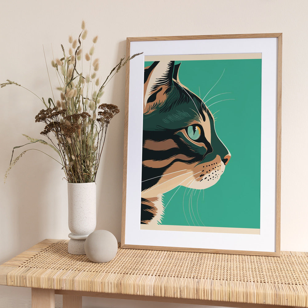 Cats Eye - Art Print by WallChart Art Studio