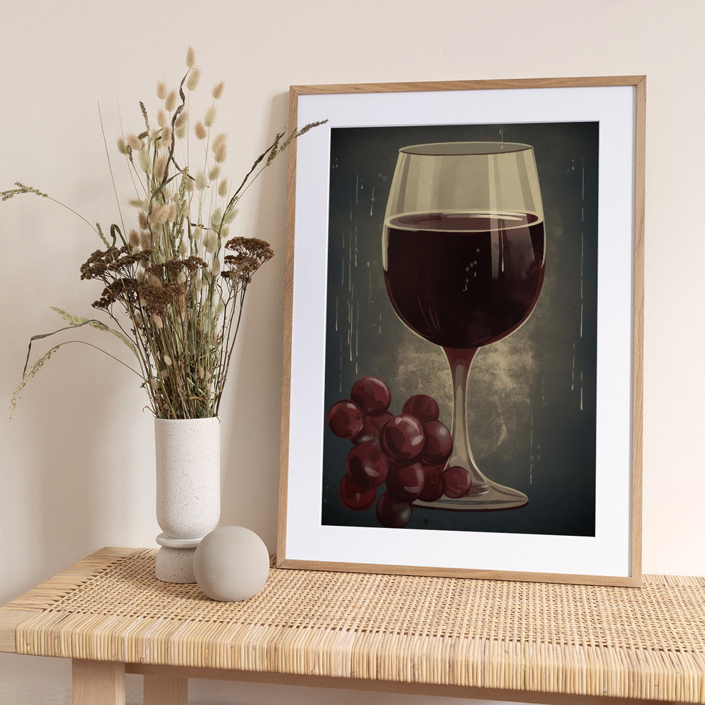 Red Red Wine No 1 - Art Print by Andreas Magnusson