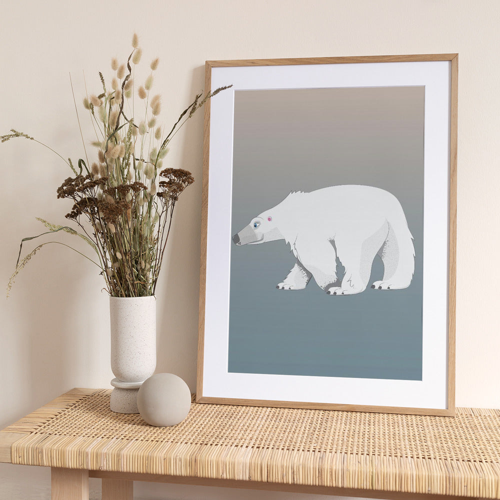 Polar Bear - Art Print by Nicholas