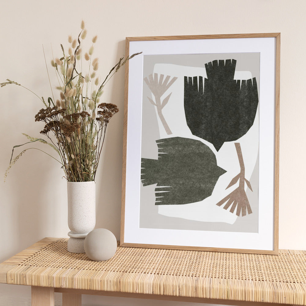 Abstract Birds Flight - Art Print by Treechild